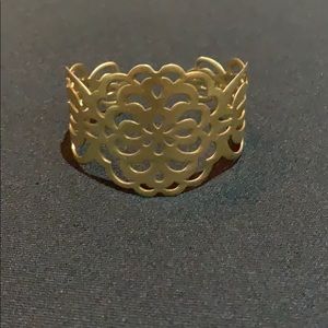 4/$20 lLia Sophia gold tone metal bangle bracelet